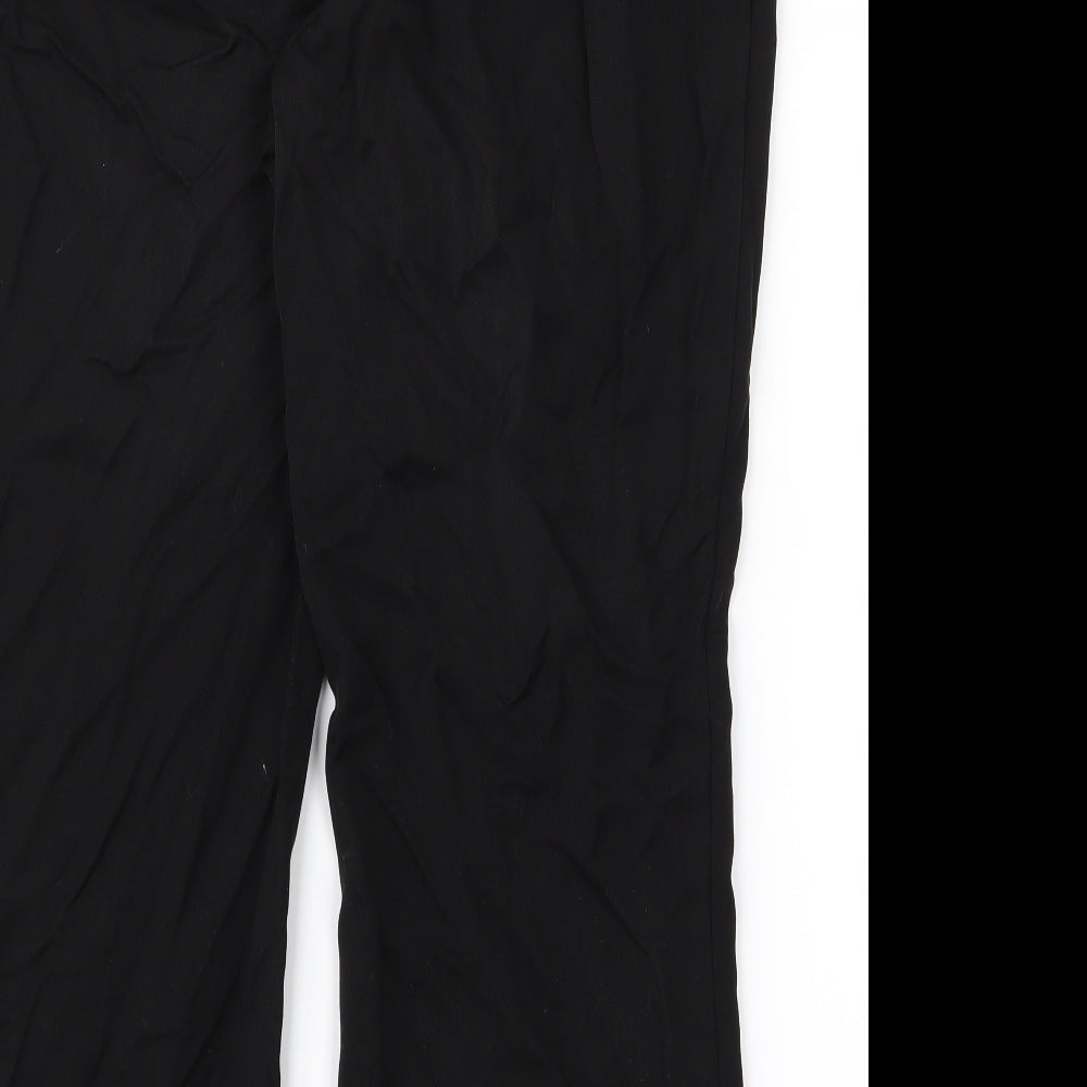 Preworn Womens Black   Trousers  Size 40 L26 in