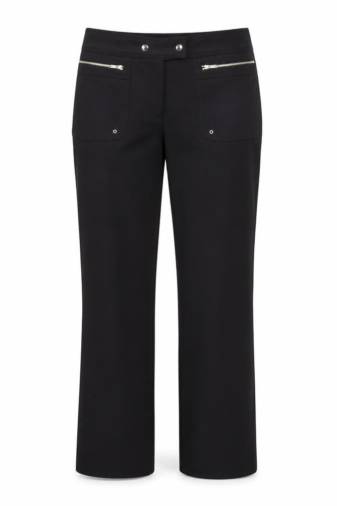 pas Womens Black   Trousers  Size 44 L30 in
