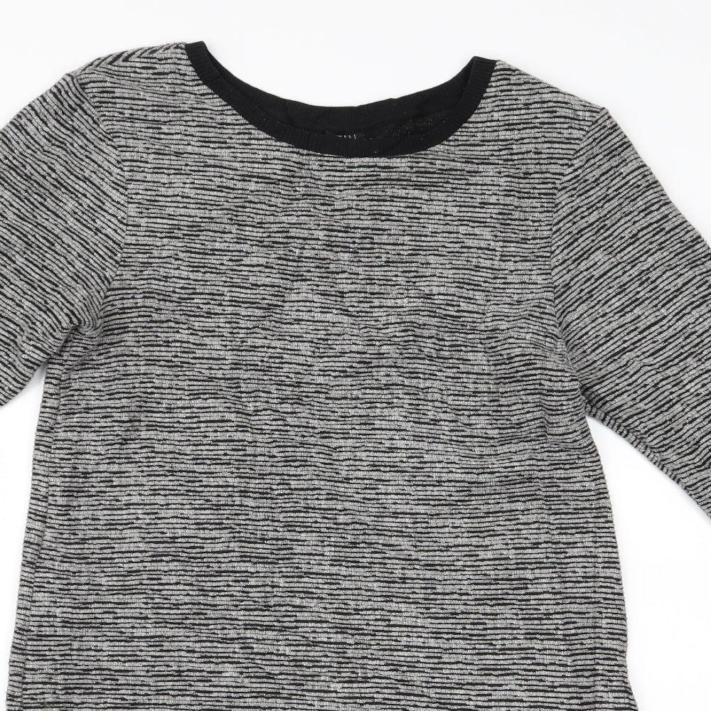 Topshop Womens Grey   T-Shirt Dress  Size 8