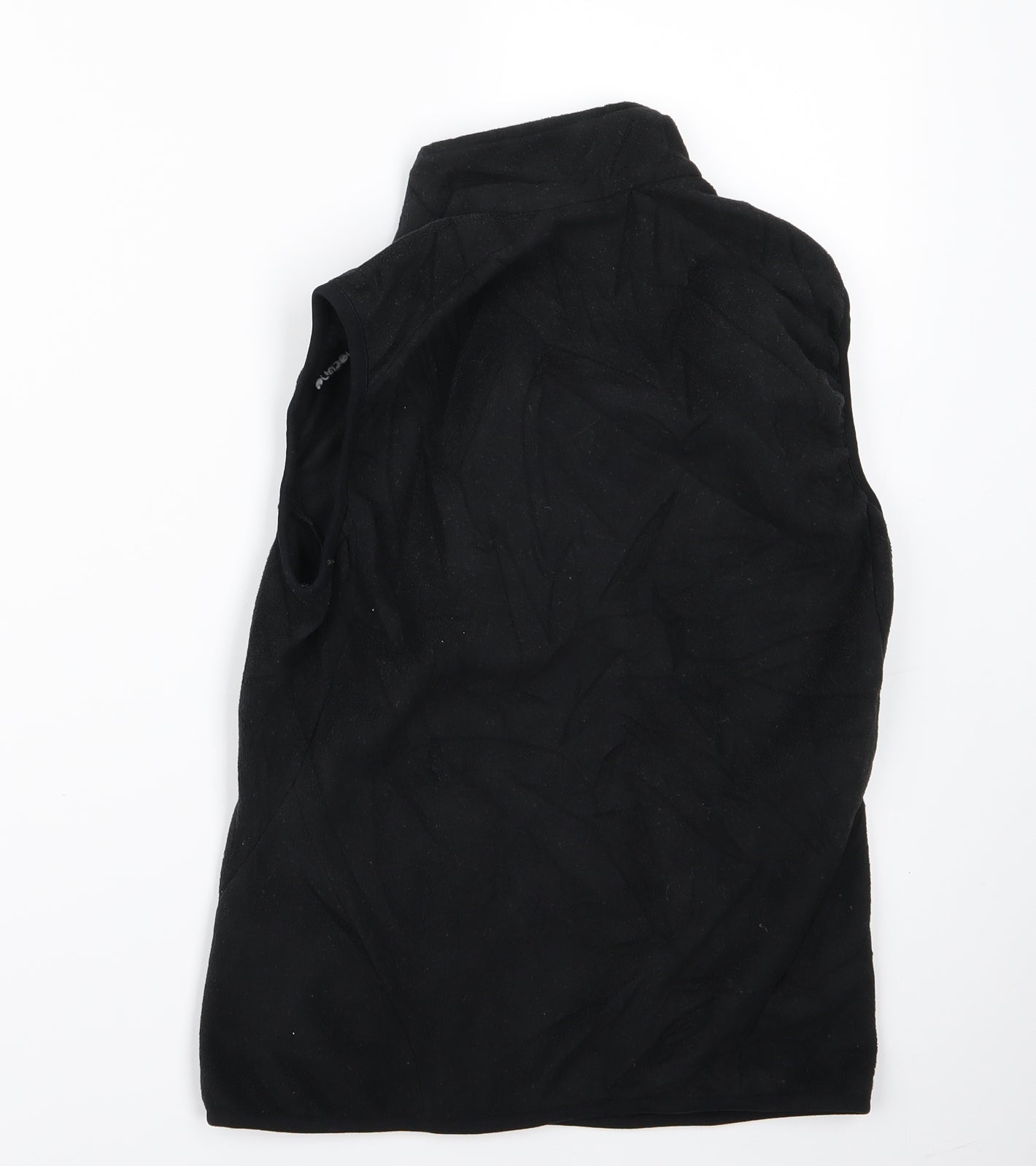 Preworn Womens Black   Gilet Jacket Size 2XS