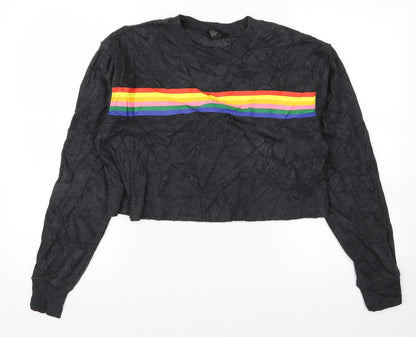 Preloved FOREVER 21 Womens Multicoloured   Pullover Jumper Size M - Front