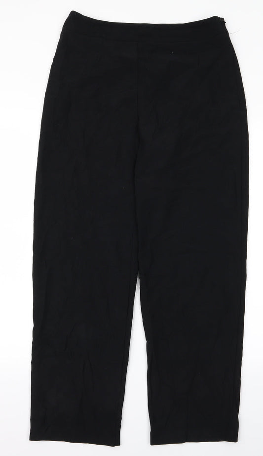 Wallis Womens Black   Trousers  Size 12 L28 in