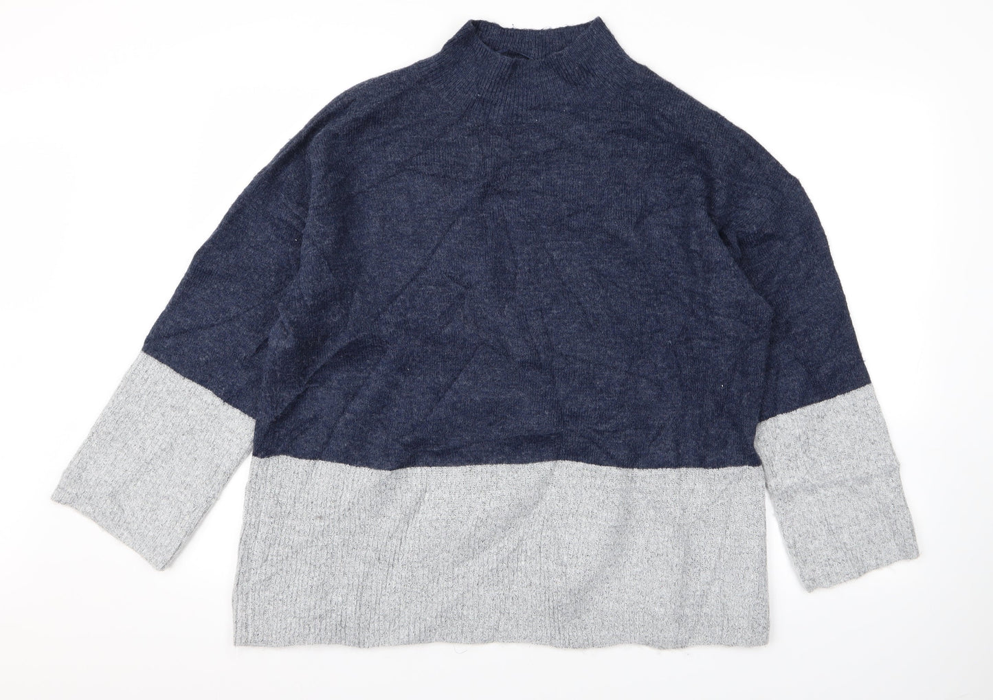 M&Co Womens Blue   Pullover Jumper Size 14