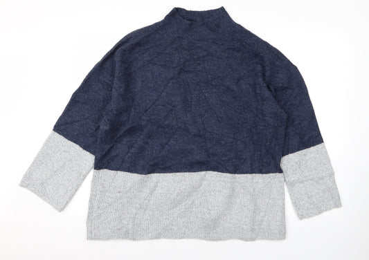 M&Co Womens Blue   Pullover Jumper Size 14