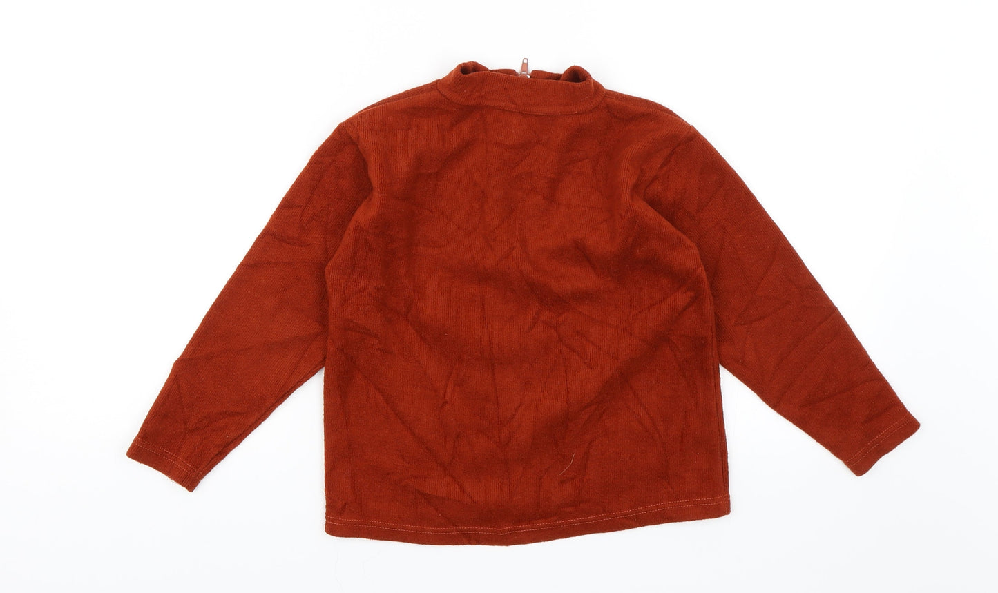 Maya Boys Orange   Pullover Jumper Size 6 Years