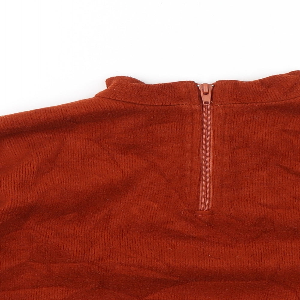 Maya Boys Orange   Pullover Jumper Size 6 Years