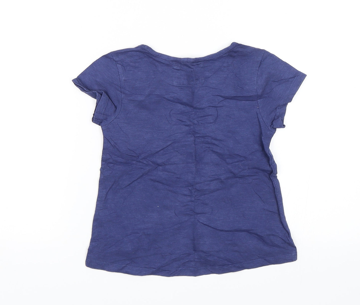 TU Girls Blue   Basic T-Shirt Size 6 Years