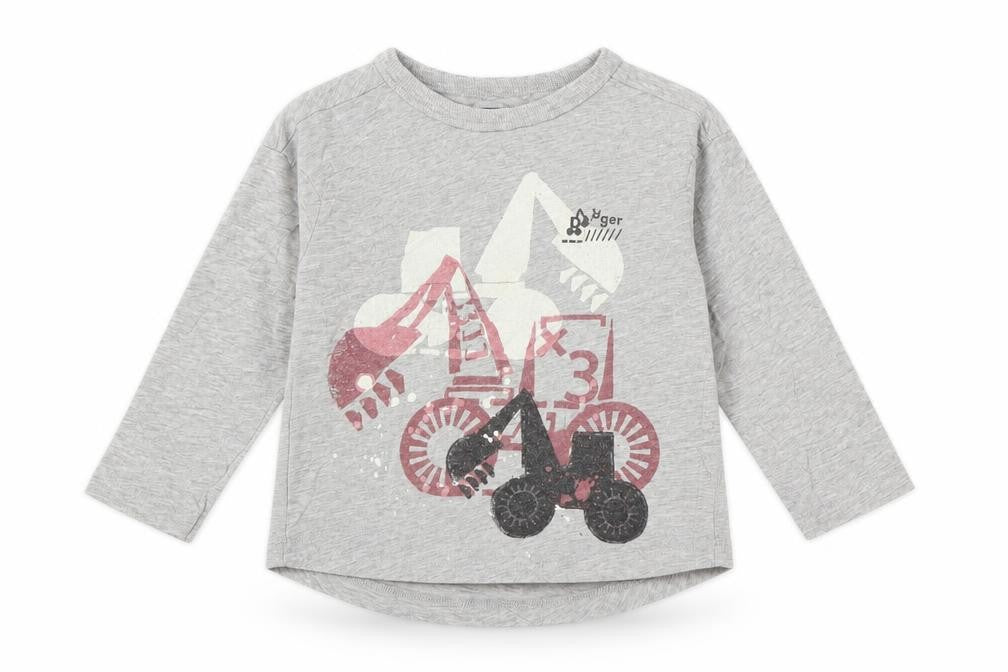 Next Baby Grey   Basic T-Shirt Size 12-18 Months  - Trucks