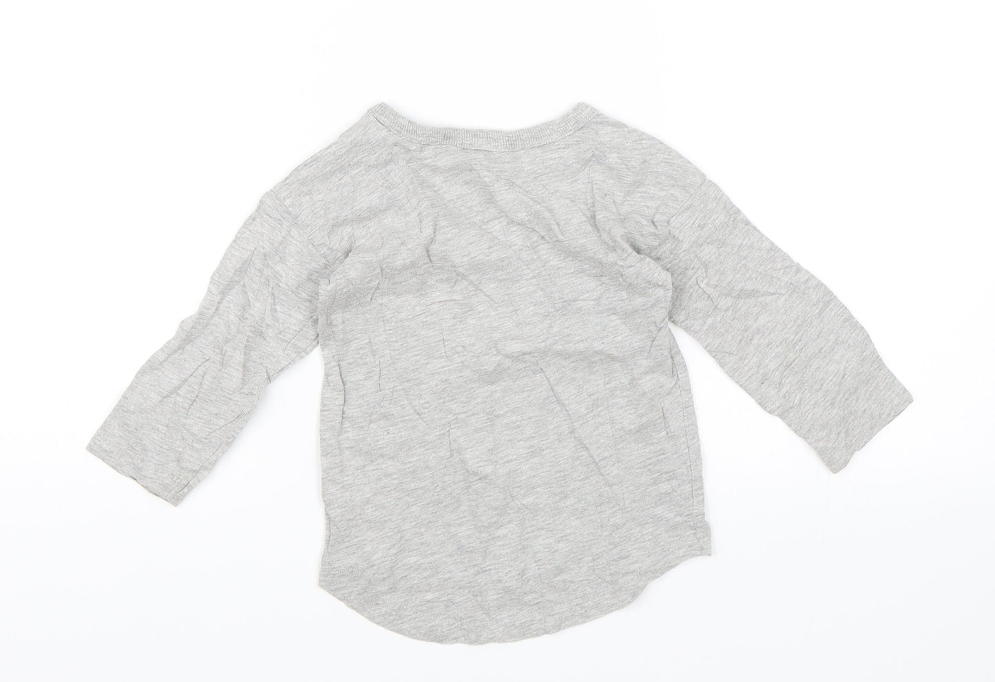 NEXT Baby Grey   Basic T-Shirt Size 12-18 Months  - Trucks