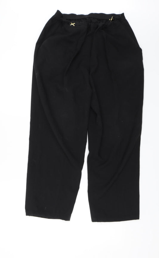 BHS Womens Black   Dress Pants Trousers Size 16 L22 in