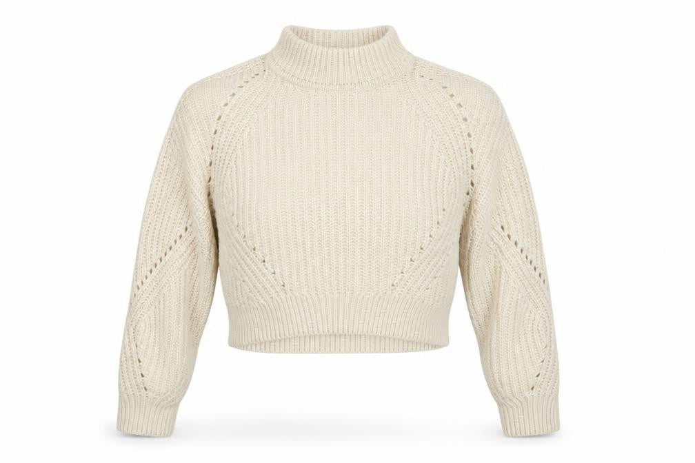 H&M Womens White   Pullover Jumper Size M