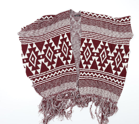 Boohoo Womens Multicoloured Geometric   Shawl/Wrap
