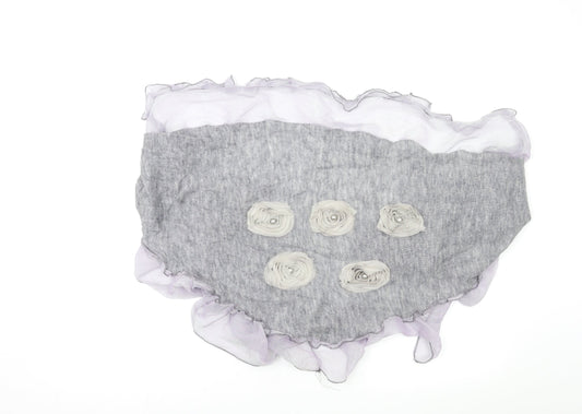 Preworn Womens Grey    Scarf
