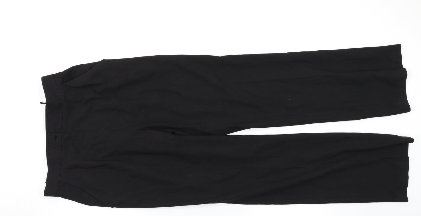 Preworn Womens Black   Dress Pants Trousers Size 14 L28 in