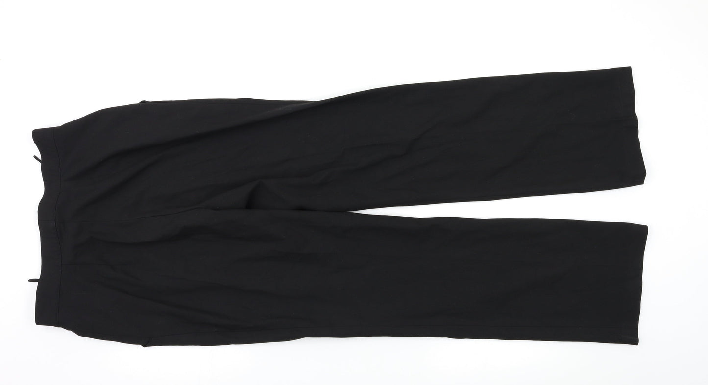 Preworn Womens Black   Dress Pants Trousers Size 14 L28 in