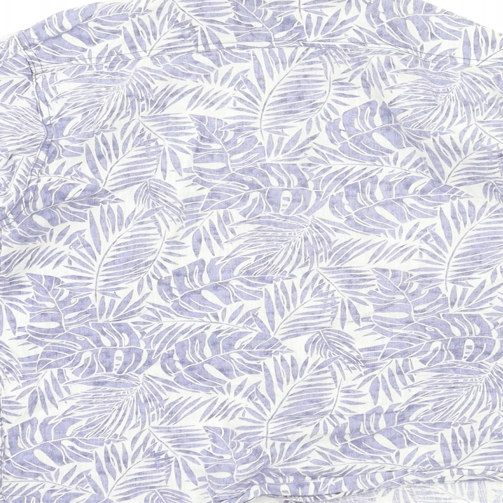 Zara Boys Blue Floral   Button-Up Size 9 Years