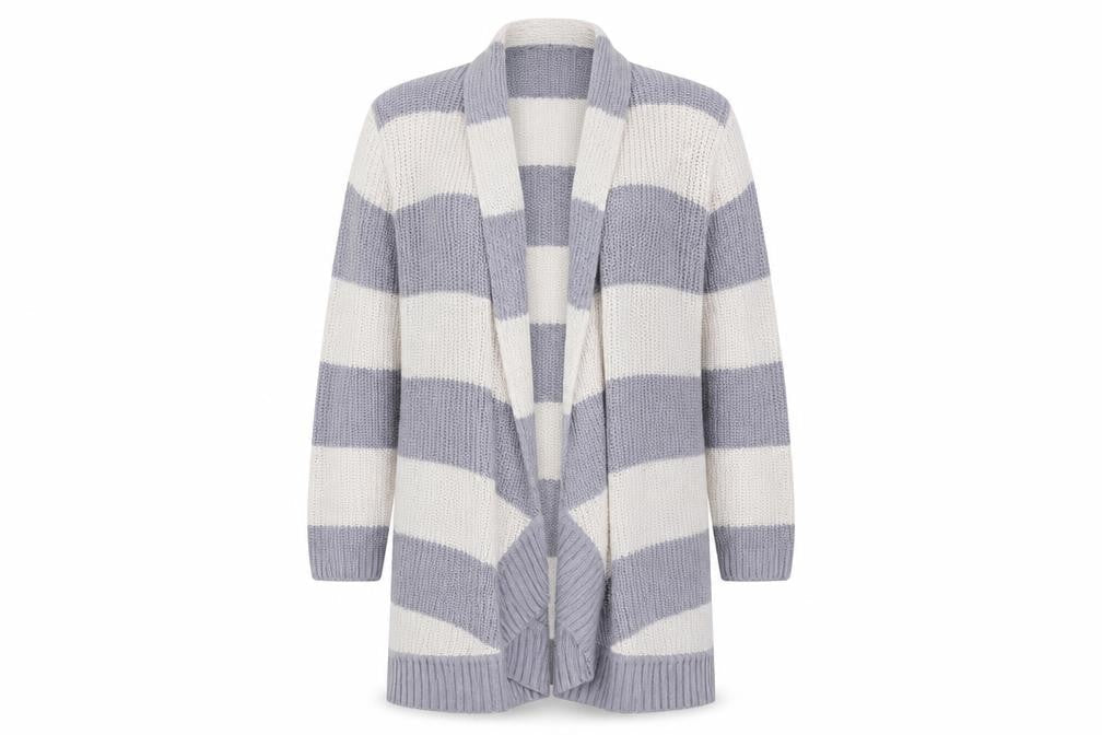 Marcel & madison Womens Multicoloured Striped  Cardigan Jumper Size M