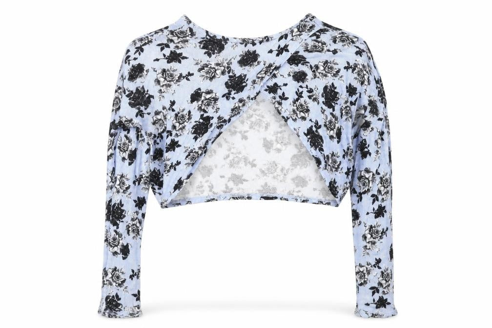 H&M Womens Multicoloured Floral  Shrug Jumper Size L