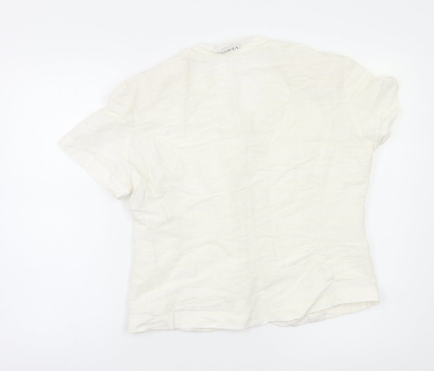 Verse Womens White   Basic Blouse Size 38