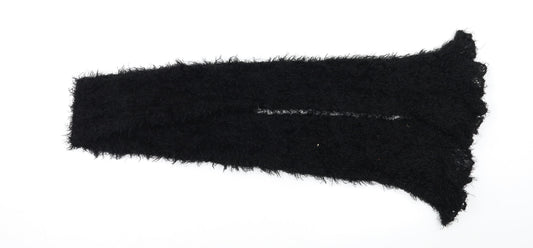 Preworn Womens Black    Scarf