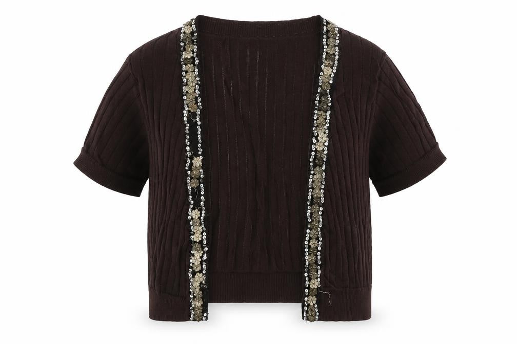 Clanline Girls Brown   Cape Jumper Size 12-13 Years