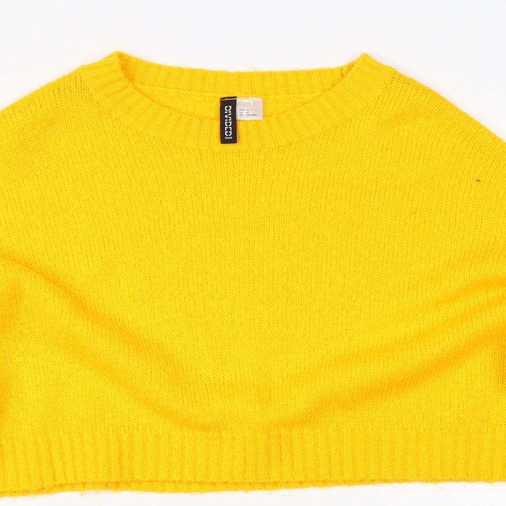 Divided Womens Yellow   Shrug Jumper Size M