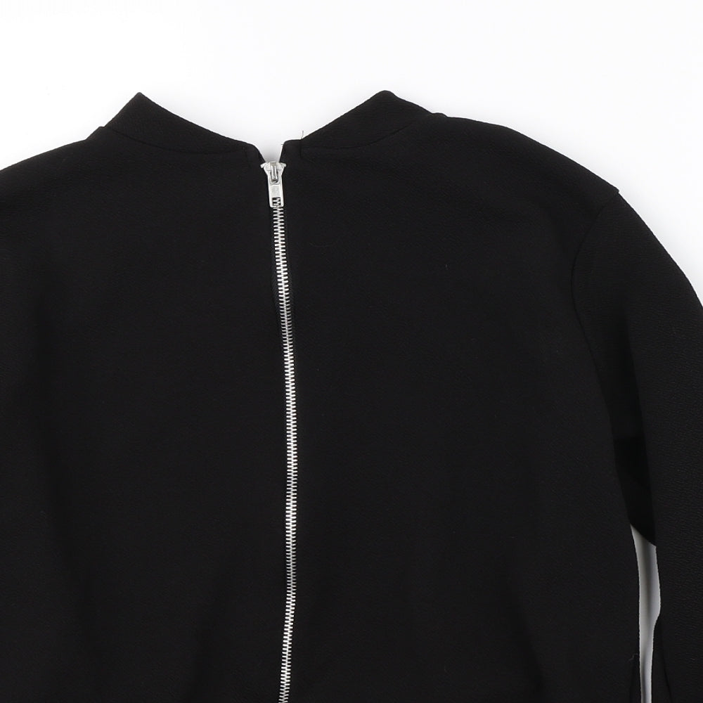 Boohoo Womens Black   Jacket  Size 8