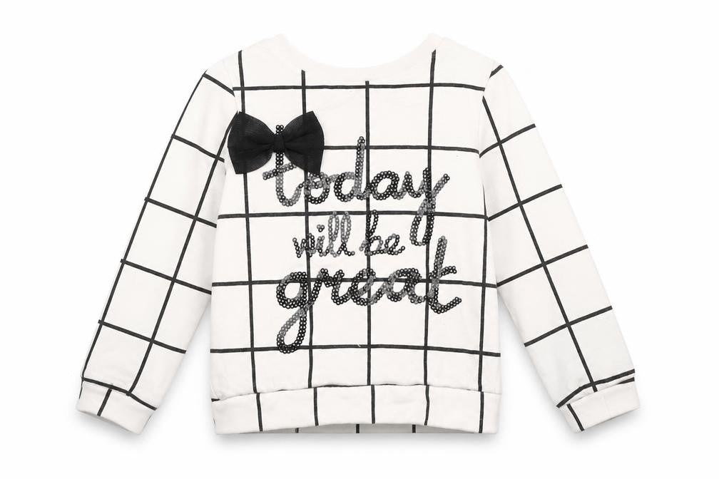 H&M Girls White   Pullover Jumper Size 2 Years