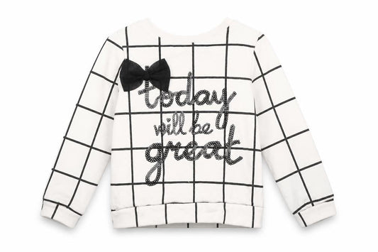 H&M Girls White   Pullover Jumper Size 2 Years