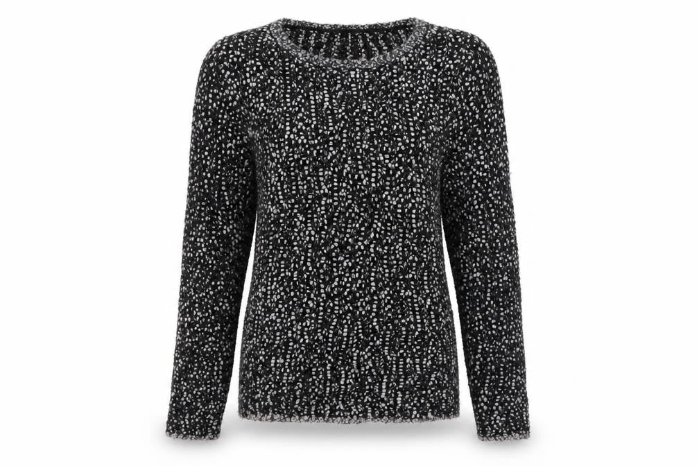 Marks & Spencer Womens Black  Knit Pullover Jumper Size 12