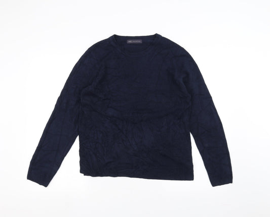 Marks and Spencer Womens Blue  Knit Pullover Jumper Size 14