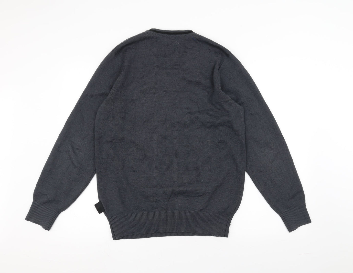 Dennes Mens Grey   Pullover Jumper Size S