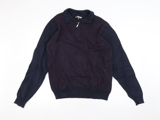 Old Taylor Mens Blue   Pullover Jumper Size M