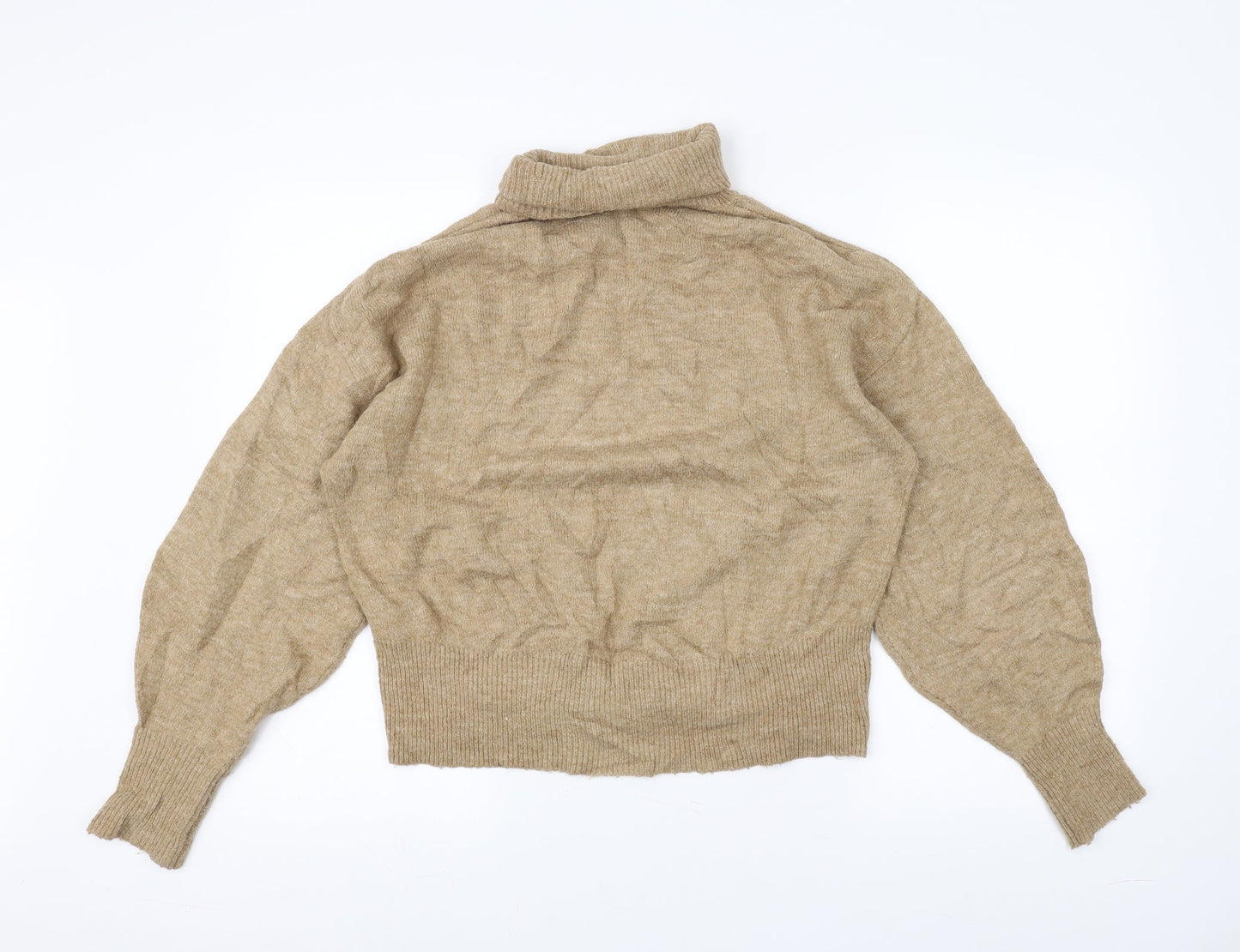 H&M Womens Brown  Knit Pullover Jumper Size XS