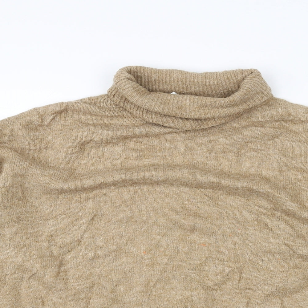 H&M Womens Brown  Knit Pullover Jumper Size XS