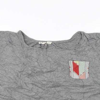 Preworn Womens Grey   Basic T-Shirt Size S