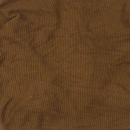Pull&Bear Womens Brown  Knit Jacket Coatigan Size S