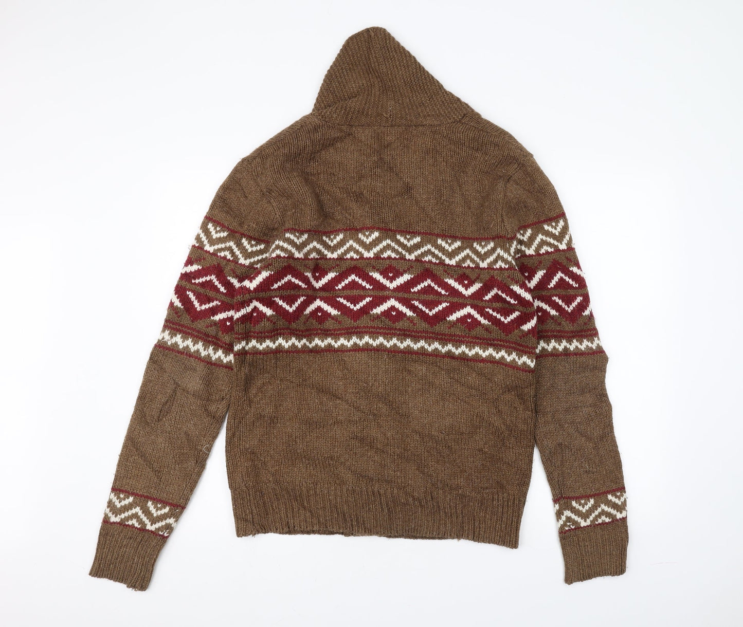 FYI Womens Brown  Knit Jacket Coatigan Size L