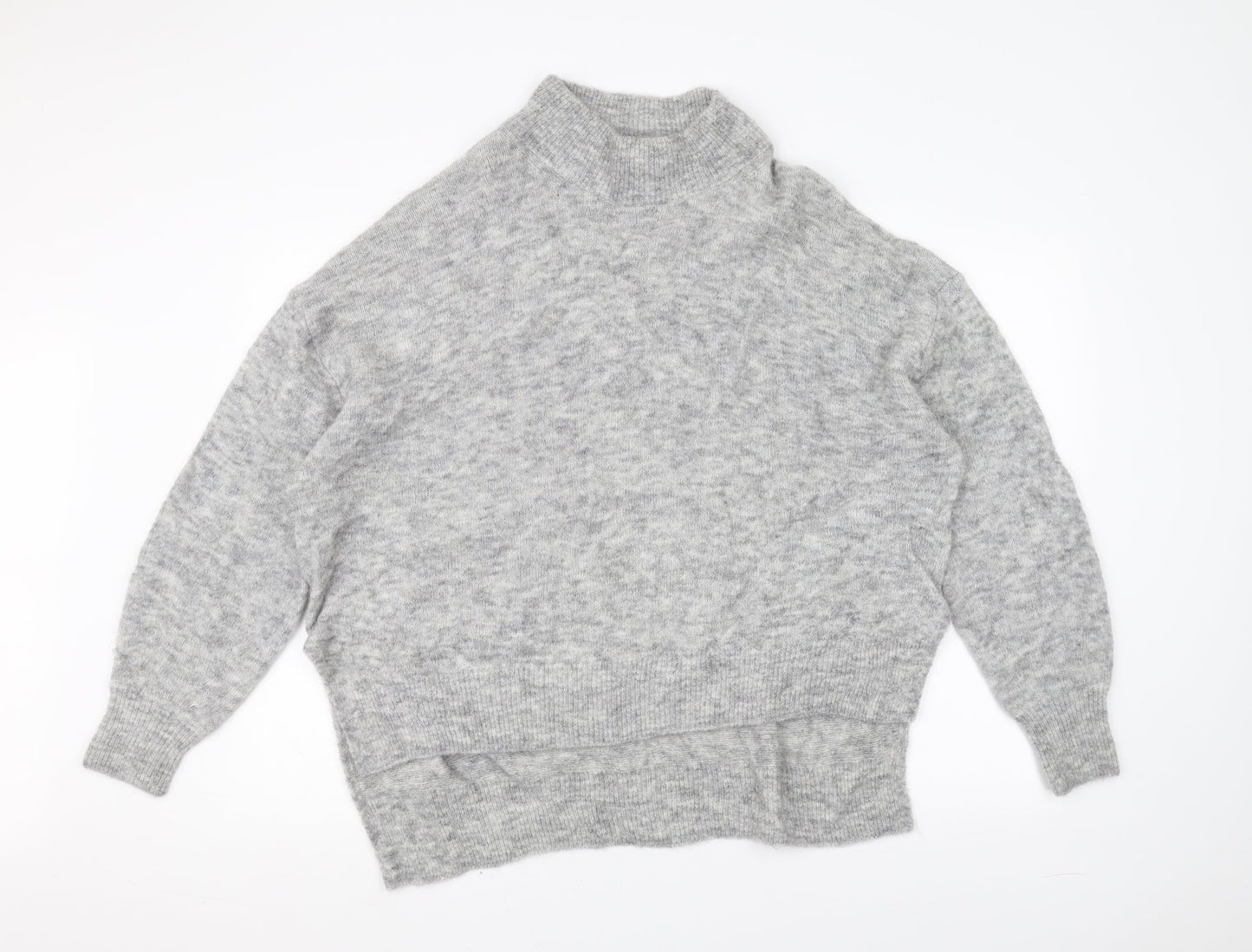 H&M Womens Grey  Knit Pullover Jumper Size M