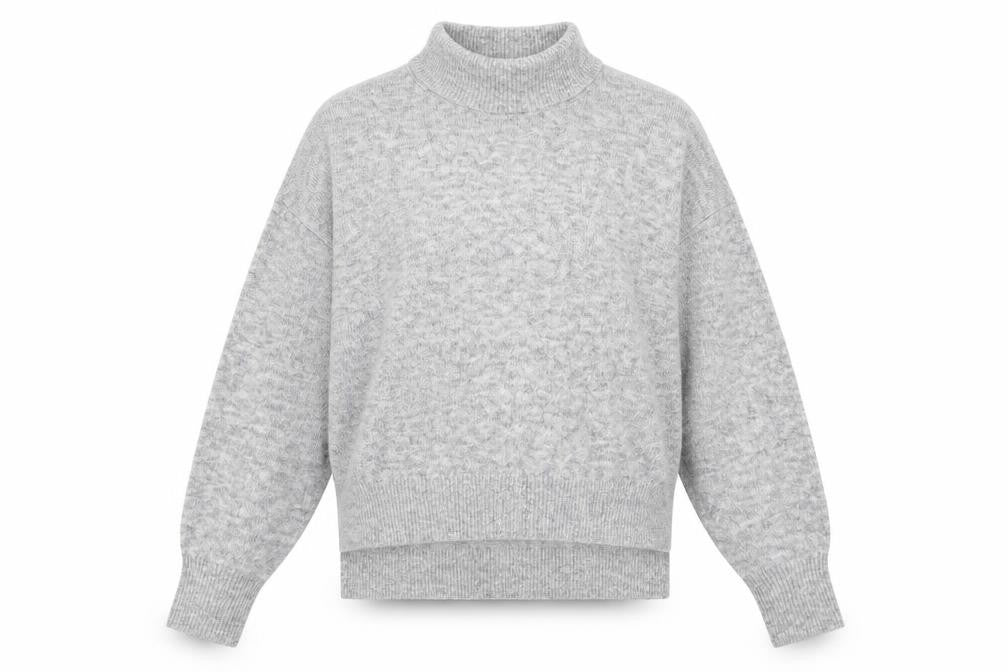 H&M Womens Grey  Knit Pullover Jumper Size M