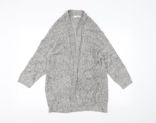Mango Womens Grey   Cardigan Jumper Size S