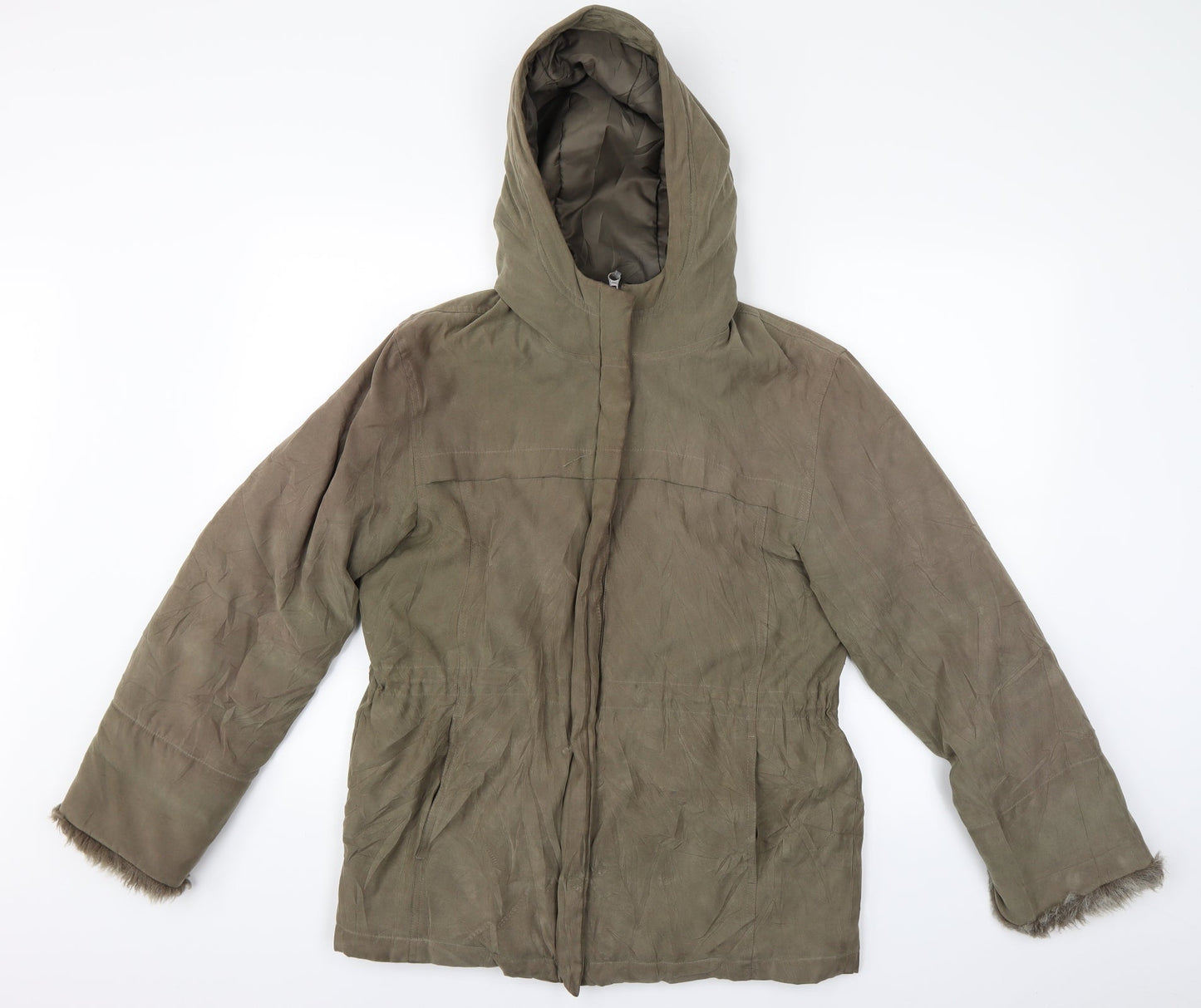 NEXT Womens Green   Anorak Coat Size 8