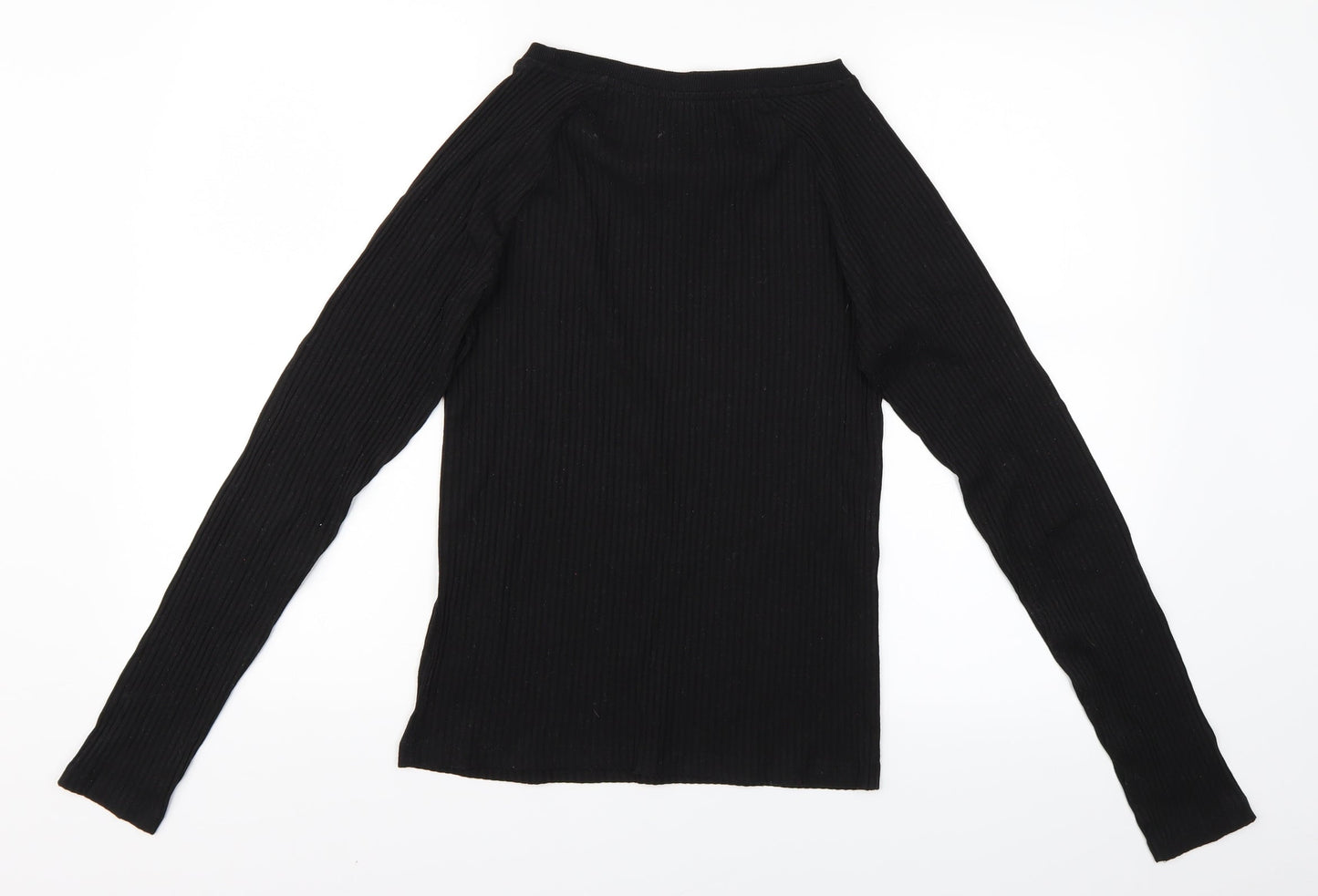 Brave Soul Womens Black   Pullover Jumper Size M