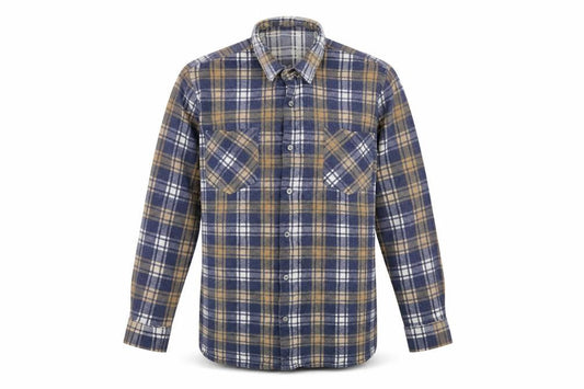 Preworn Mens Beige Plaid   Button-Up Size S