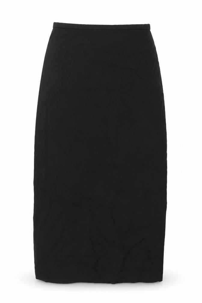 Essentials Womens Black   Straight & Pencil Skirt Size 26 in