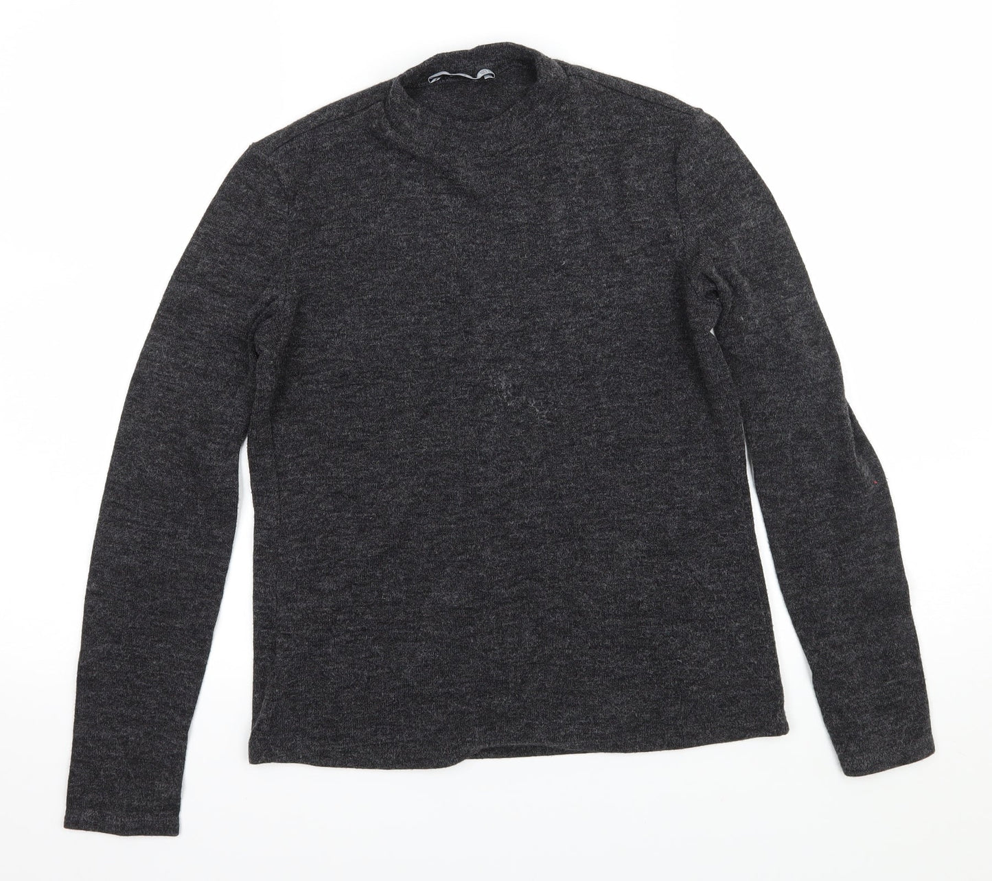 Mango Womens Grey  Knit Pullover Jumper Size S