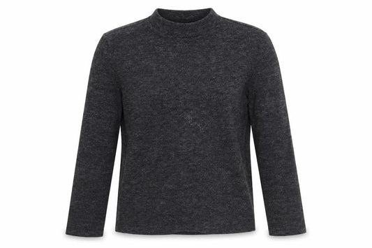 Mango Womens Grey  Knit Pullover Jumper Size S