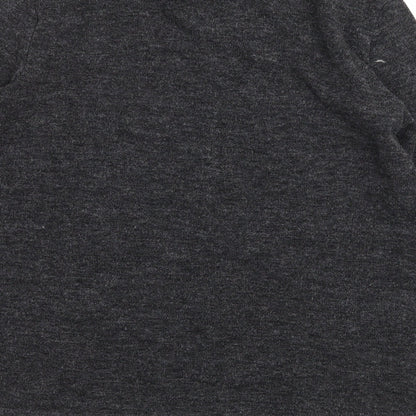 Mango Womens Grey  Knit Pullover Jumper Size S