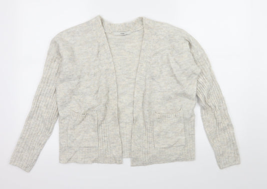 George Womens Ivory  Knit Cardigan Jumper Size S