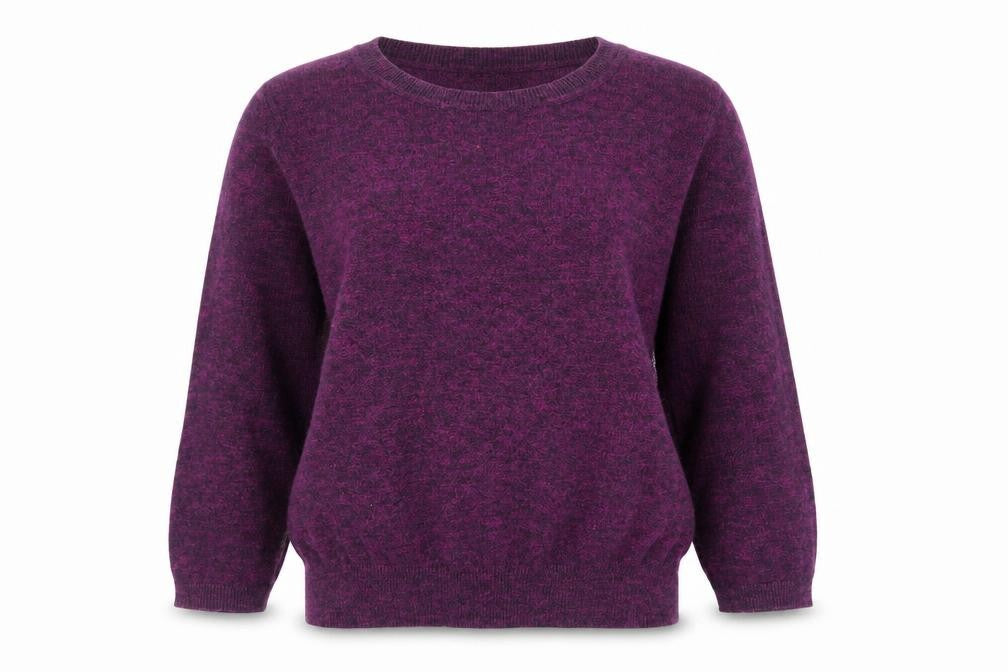New Look Womens Purple  Knit Pullover Jumper Size 10